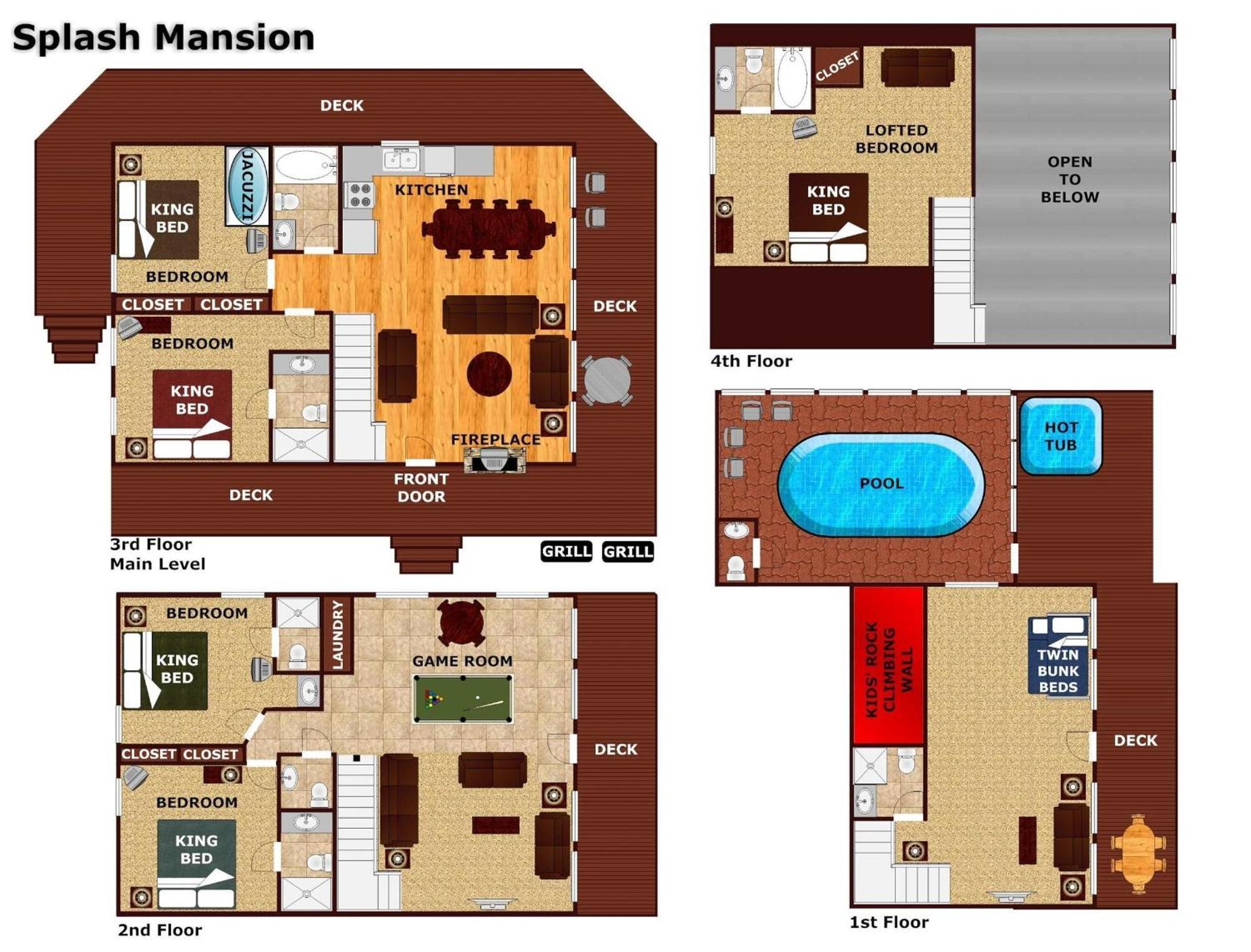 Splash Mansion #500 蓋特林堡 外观 照片